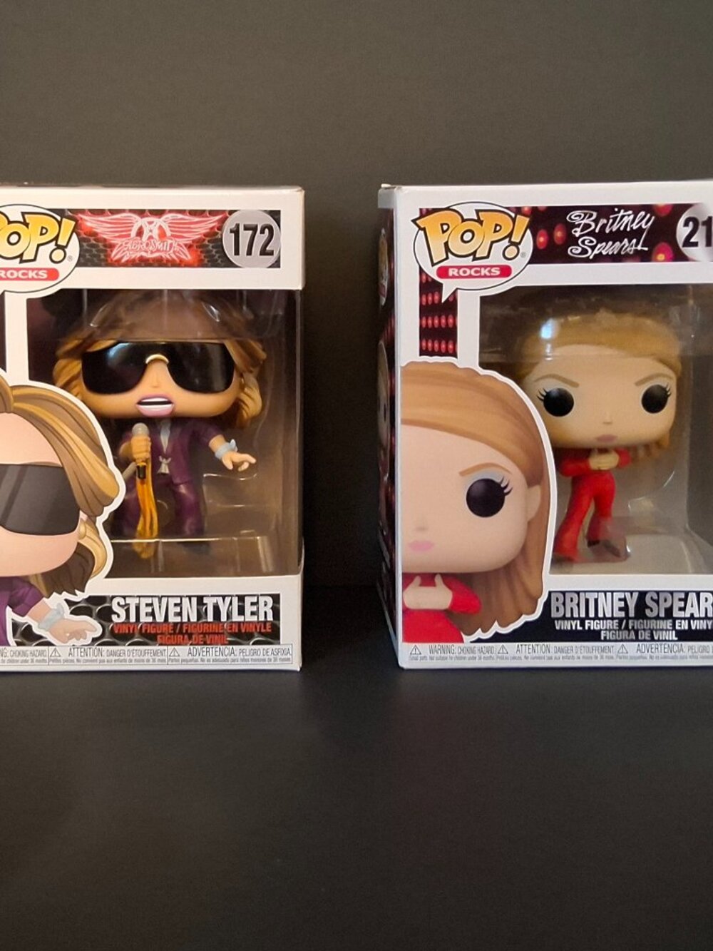 Funko POP! Rocks Set: Steven Tyler 172 & Britney Spears 215